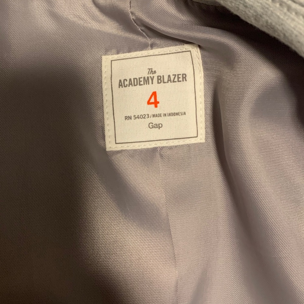Gap academy gray blazer